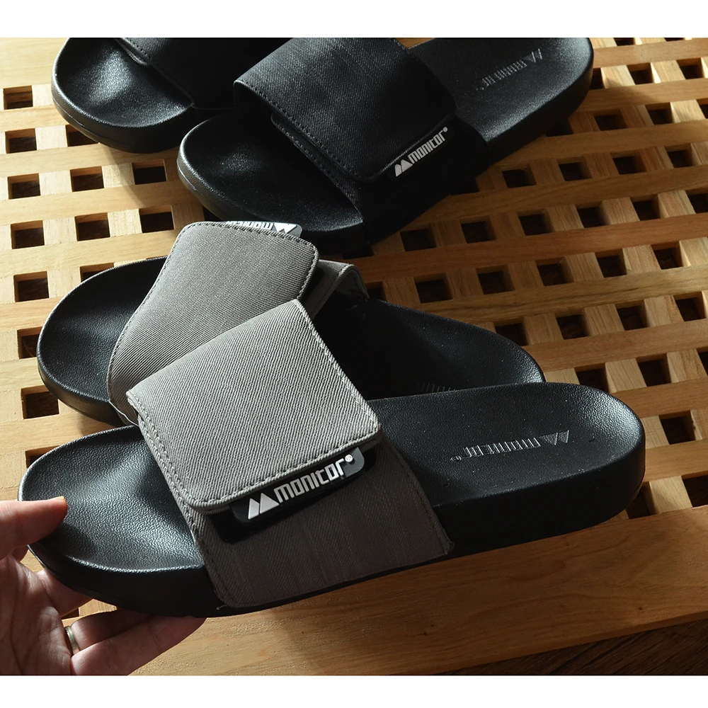 

Men's Summer Slip-On Sandals Comfortable Lightweight Soft Bottom Anti-Slip Beach Home Slippers Breathable Sports Casual Slip-On