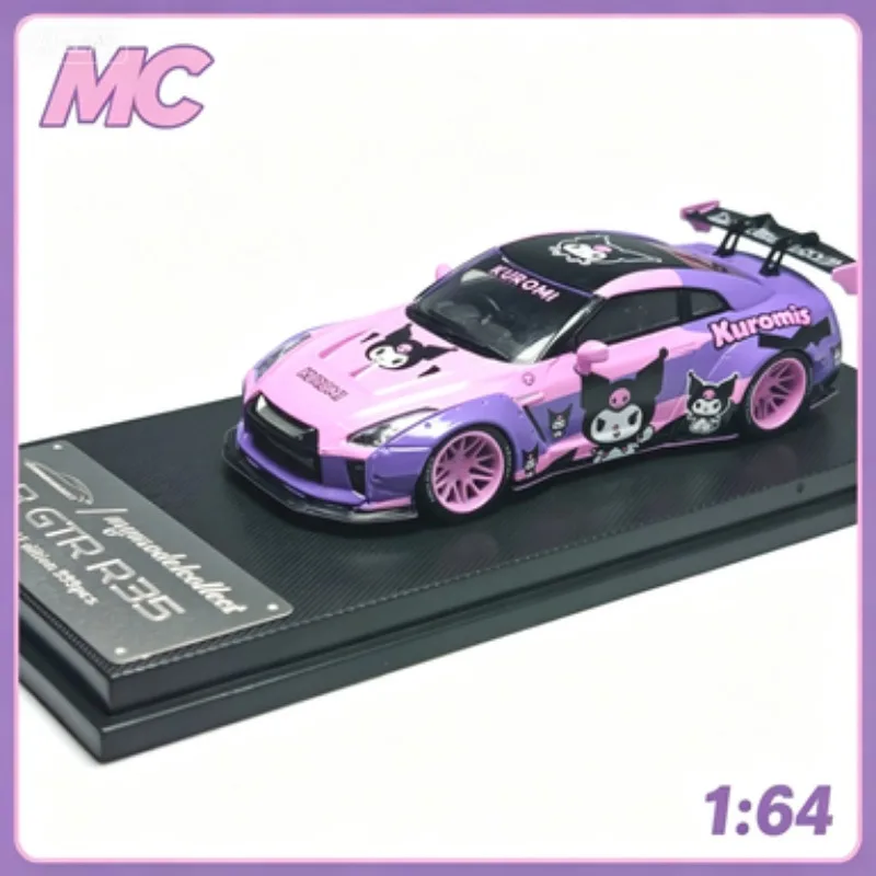 

MC 1: 64 LB GTR R35, die-cast alloy model car, gift for boys, high-end static collection piece for adults, holiday gift.