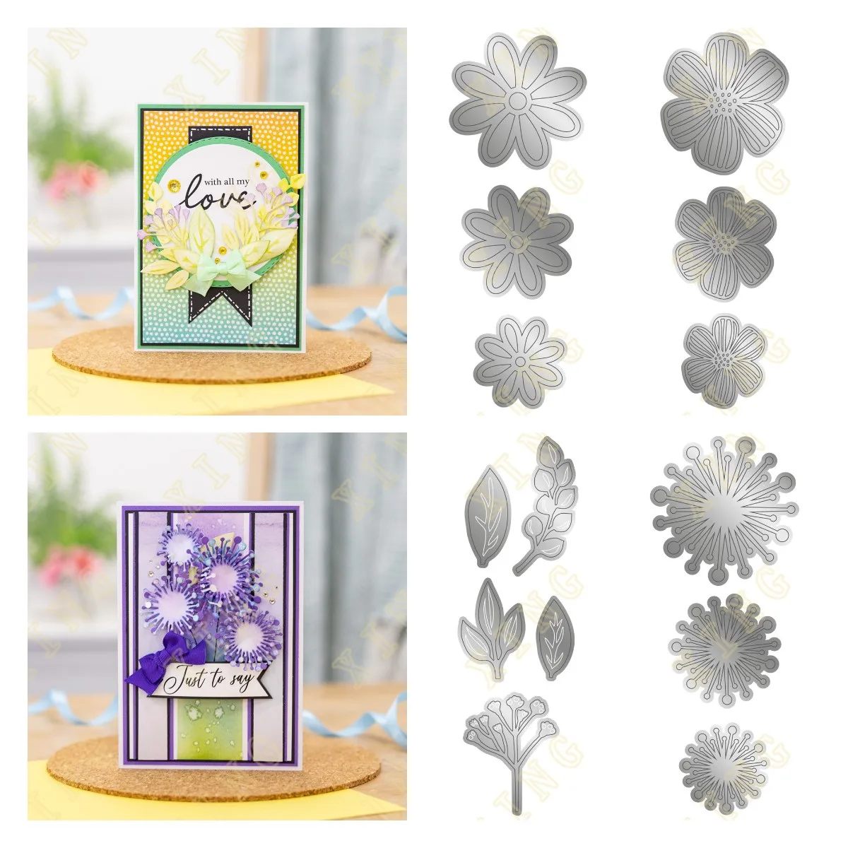 Foliage Dandelion Daisy Floral Metal Cutting Dies Diy Scrapbook Paper Diary Decoration Card Handmade Embossing 2022 New Product