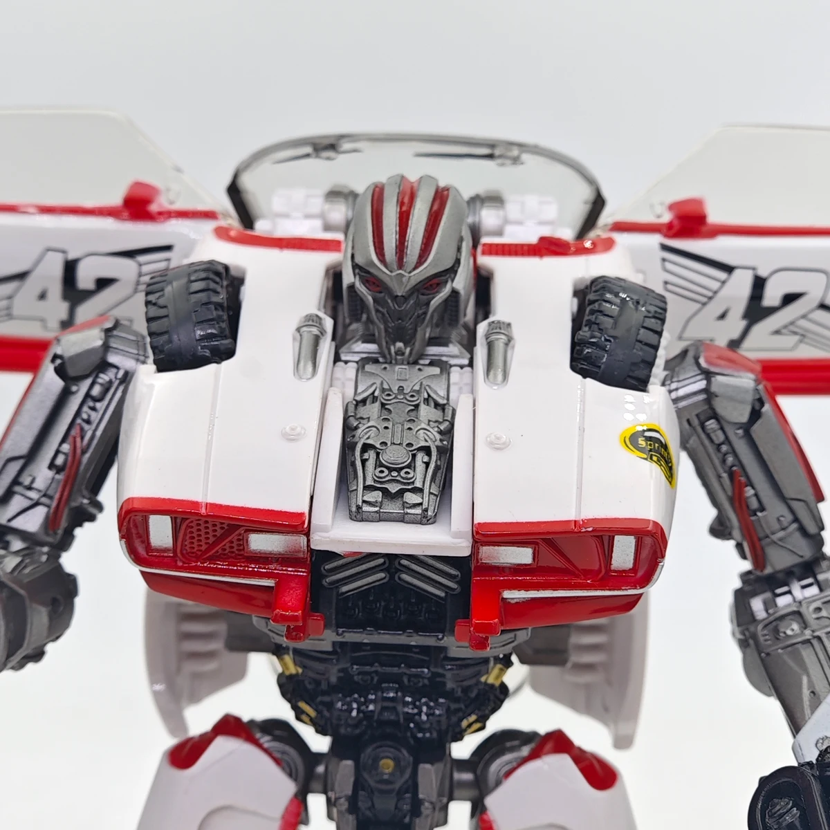 BAIWEI TW1033B 15.5 cm White Warrior TW-1033B Witte Versie Dropkick KO SS46 OVERSIZE Transformatie Action Figure Speelgoed Collectie