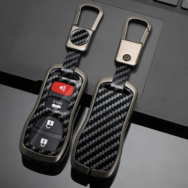 Цинковый-сплав-автомобильный-смарт-чехол-для-дистанционного-ключа-защитный-чехол-для-nissan-350z-maxima-sentra-armada-titan-kicks-murano-аксессуары