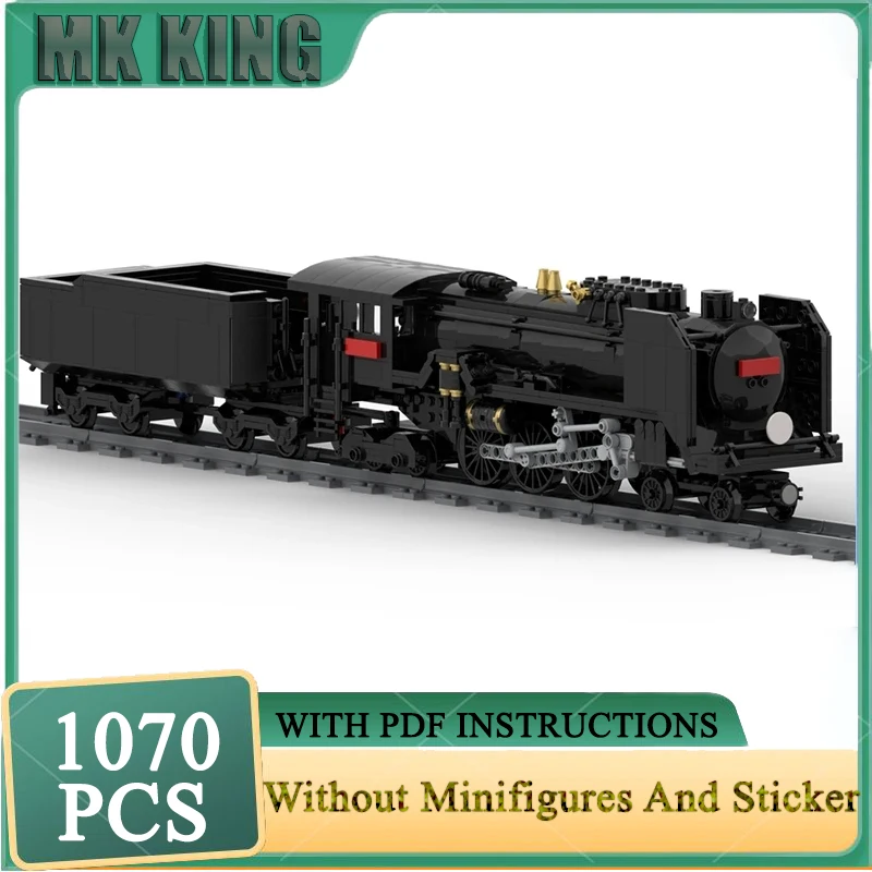 Moc Bouwstenen C62 Stoomlocomotief Model Technologie Spoorweg Trein Serie Modulaire Blokken Bouw Montage Geschenken Speelgoed