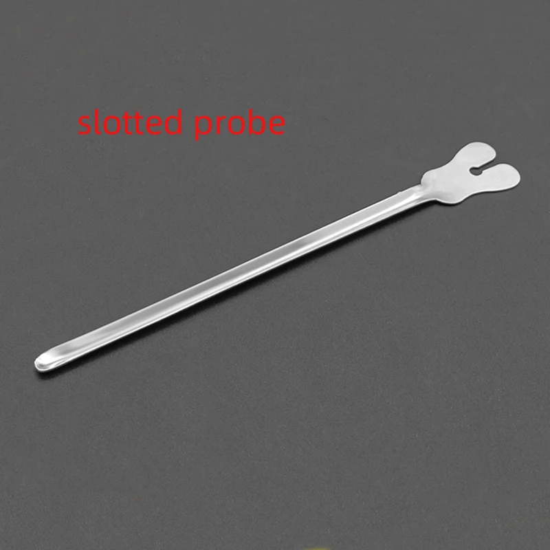 

Stainless steel grooved probe anorectal surgical medical grooved thorn probe inspection guide anorectal instrument