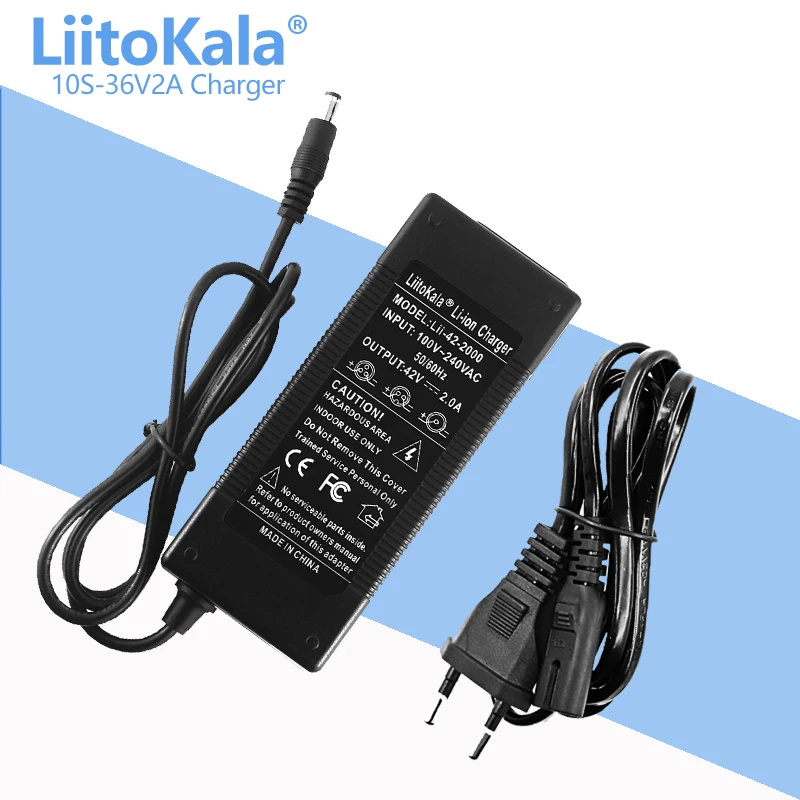 LiitoKala 48V5A 12V/24V/36V/48V 6/7/10/13 Series 18650 Lithium Battery Charger for 25.2V/29.4V/42V/54.6V 2A 3A Smart