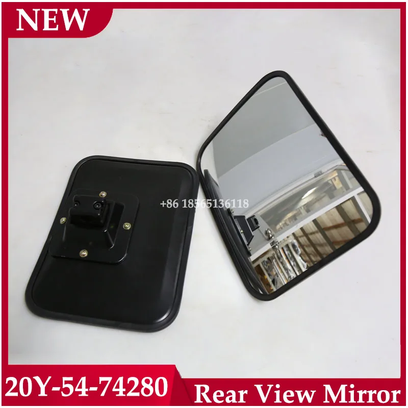 Excavator Parts PC200-8 PC300-8 Excavator Mirror 20Y-54-74280 for Rear View Mirror