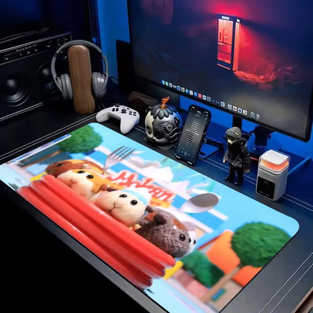 

Cool PUI PUI Mouse Pad Extra Large Gaming Mouse Pad, Extended Surface, Non-Slip, Smooth, Comfortable for Desk