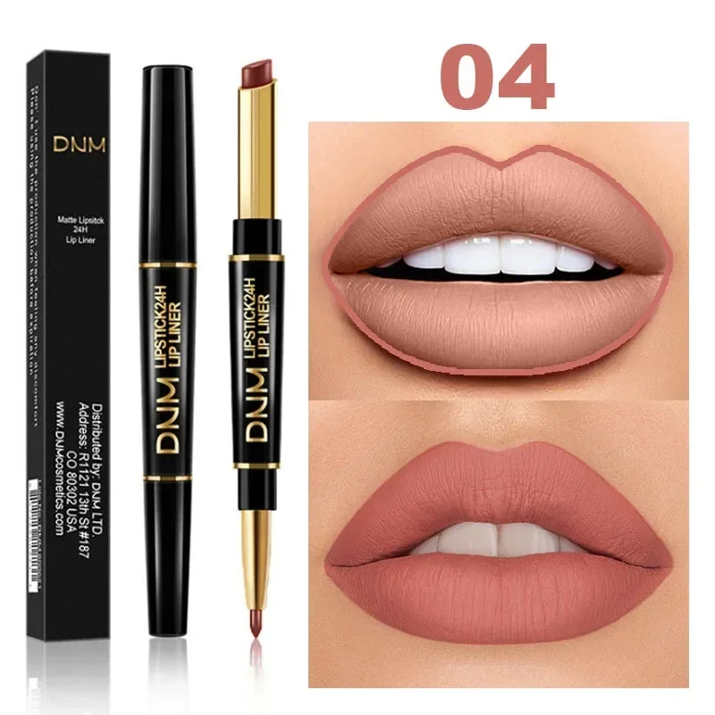 1 Pcs Two In One Lip Liner Pencils Waterproof Moisturizing Lipstick Nude Lip Profiler Cosmetics Maquillaje Makeup Tool Wholesale