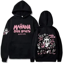 Karol G Manana Sera Bonito Hoodie Karol G Graphic Sweatshirts Tomorrow Will Be Nice Hoodies Men's Women's Oversized Streetwear