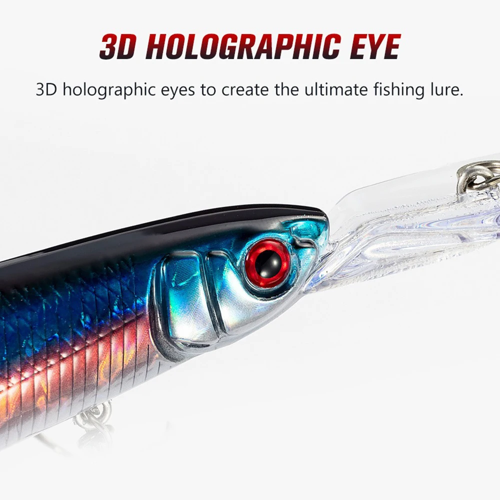 Crankbait Fishing Lures 115mm 20g Suspending Minnow Long Lip Minnow Diving Swimbait  Jerkbait Long Cast Artificial Hard Bait