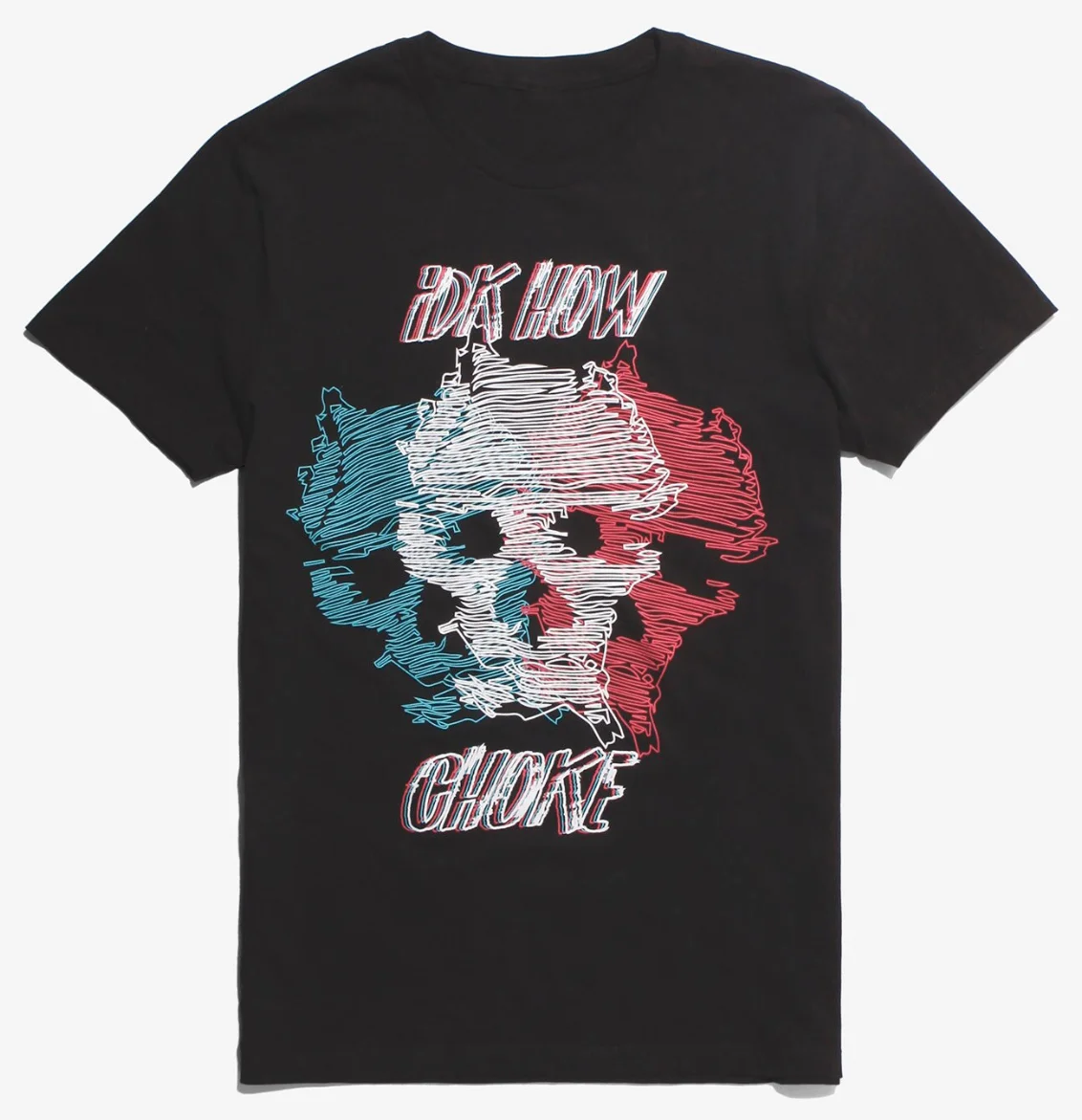 IDKHow I Don't Know How But They Found Me SKULL CHOKE T-Shirt NEW Official