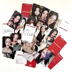 Foto personalizada do cartão LOMO para meninas, KPOP BABYMONSTER Álbum, Ahyeon Ruka Pharita cartão postal, BABYMONS7ER, presente colecionável, 6pcs por conjunto