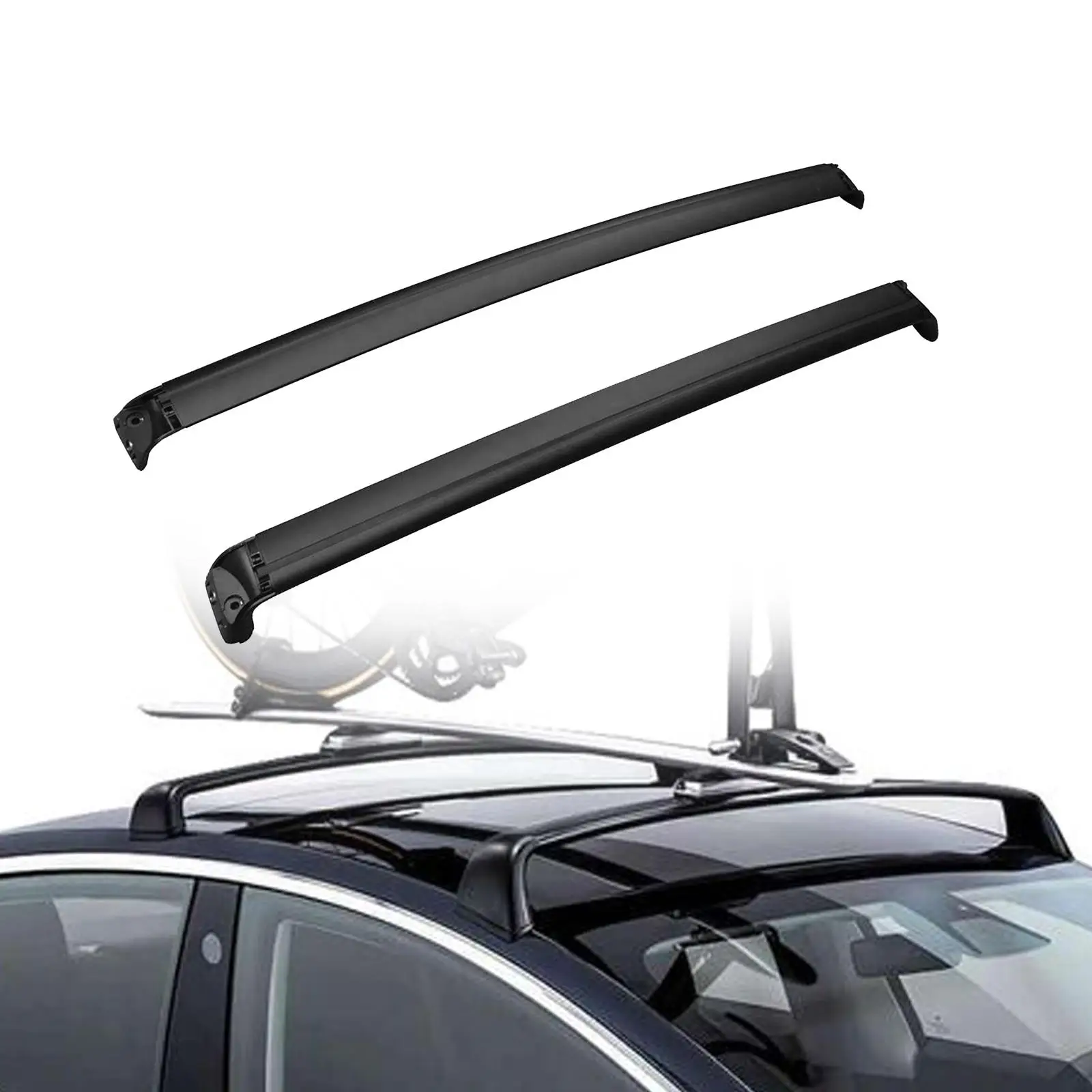 

Roof Rack Cross Bars Rooftop Luggage Cargo Carrier for Tesla Model 3