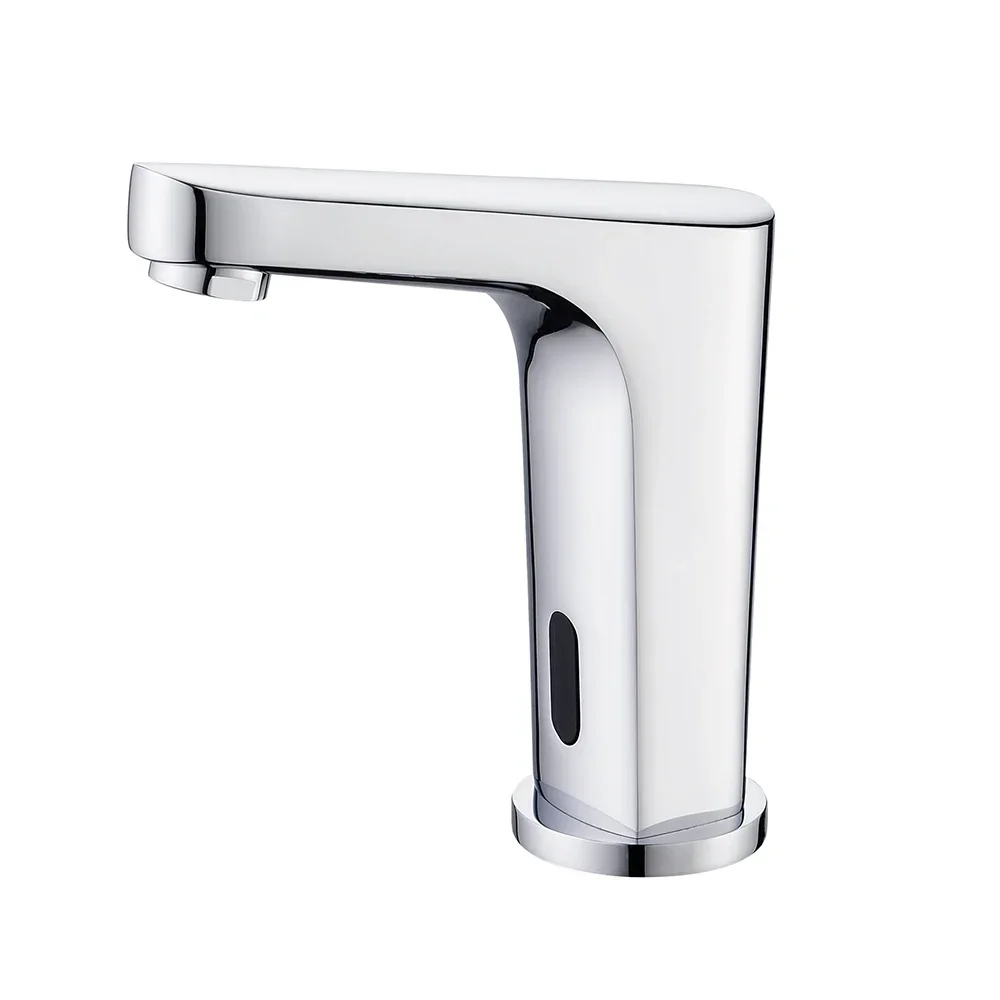 

Automatic Sink Mixers Hands Free Infrared Water Tap Bathroom Touchless Sensor Faucet Induction Basin