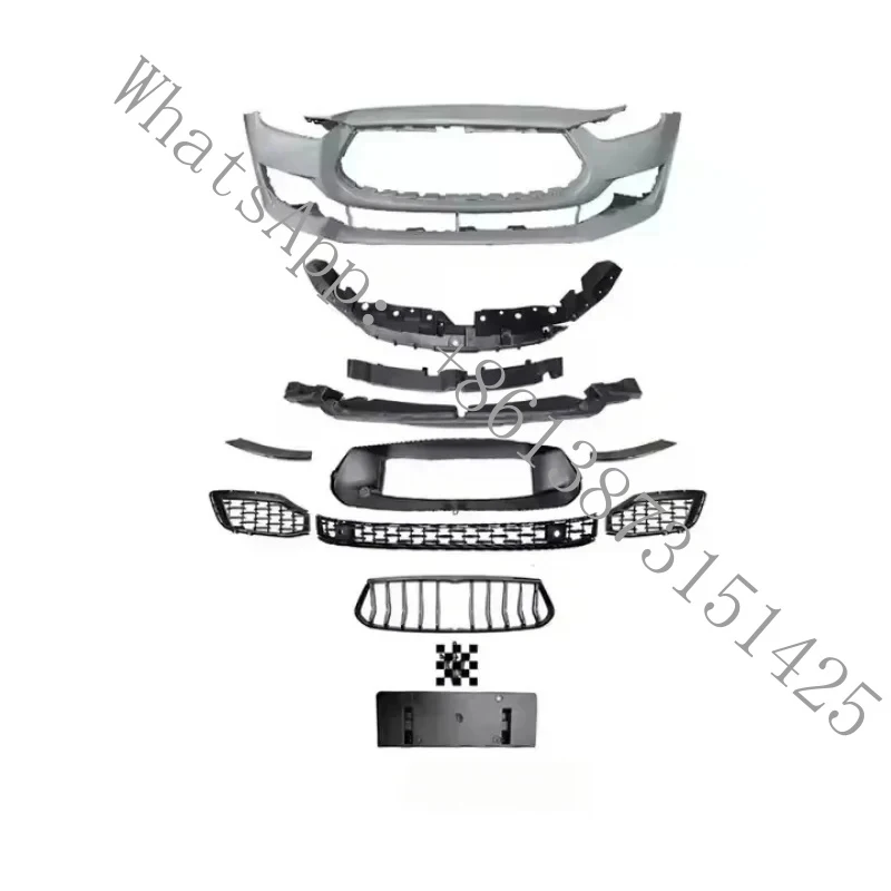 

Suitable High Quality Front Bumper Lip Grille Kit Ghib 2014-2017 Auto Body Upgrade Parts