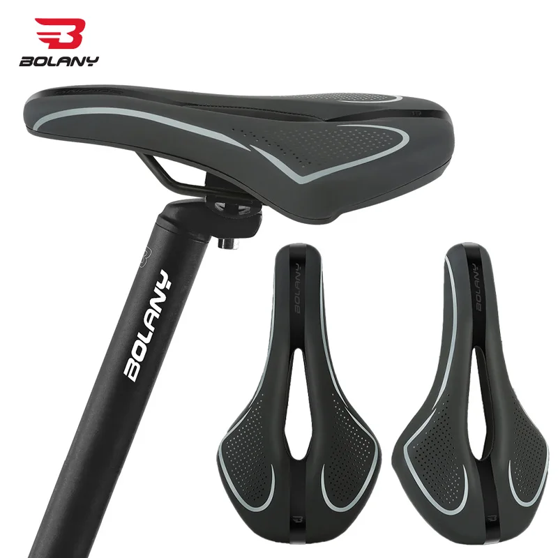 

BOLANY mtb велосипедное седло амортизатор удобное велосипедное седло для мужчин шириной 165 мм велосипедное сиденье Mountian шоссейное велосипедное седло
