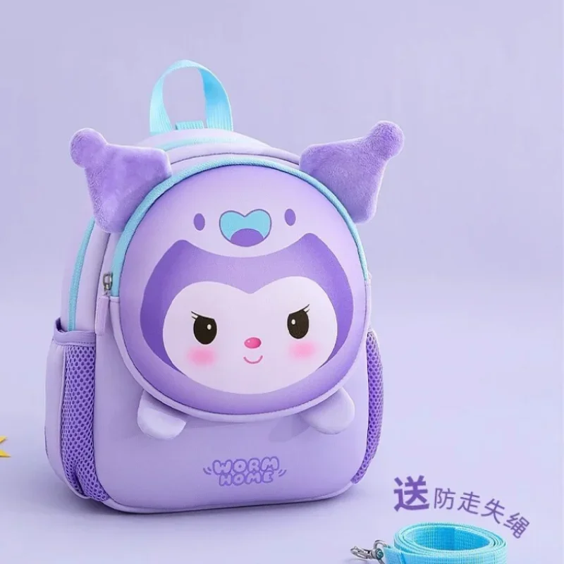 

Sanrio Kulomi cute childlike student schoolbag cartoon printing simple and sweet ridge reflective strip breathable backpack