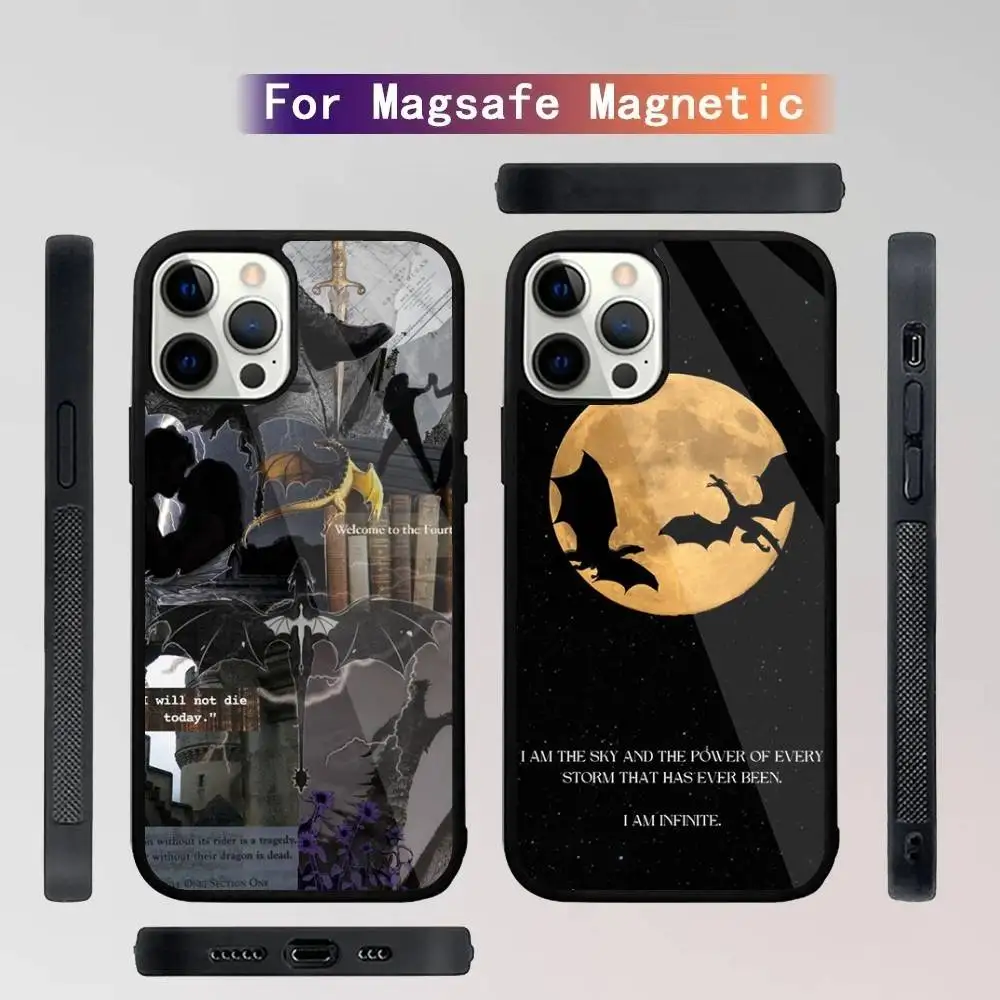

Fourth-S Wing Dragon Phone Case For iPhone 16,15,14,13,12,11,Plus,Pro,Max Mini Magsafe Magnetic Wireless Charging