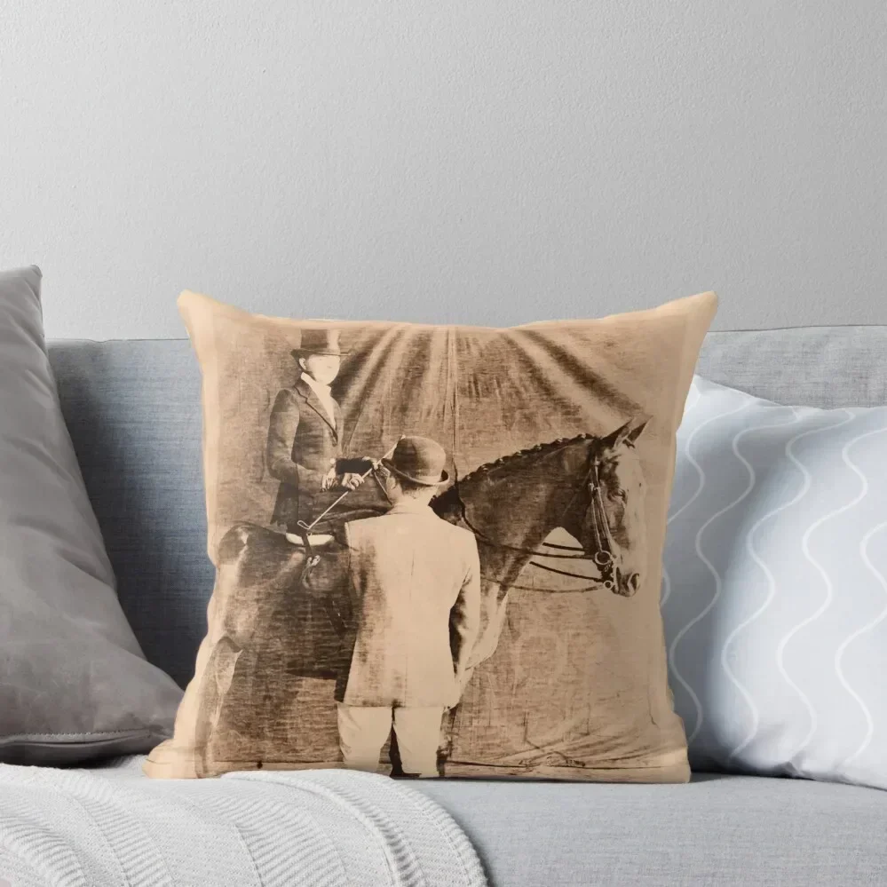 

Vintage Side Saddle Throw Pillow ornamental pillows for living room Sofa Cushions Cover pillow