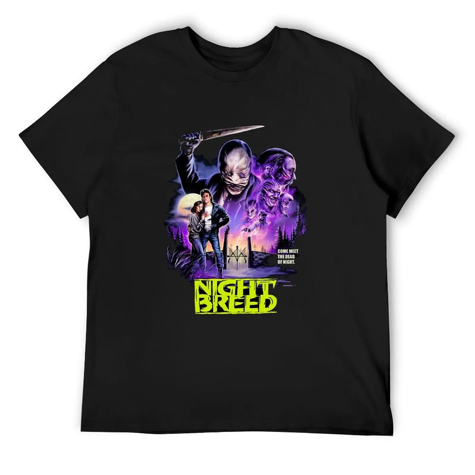 Clive Barker's Nighbreed / Cabal cult classic horror movie inspired by design T-Shirt plus sizes mens tall t shirts