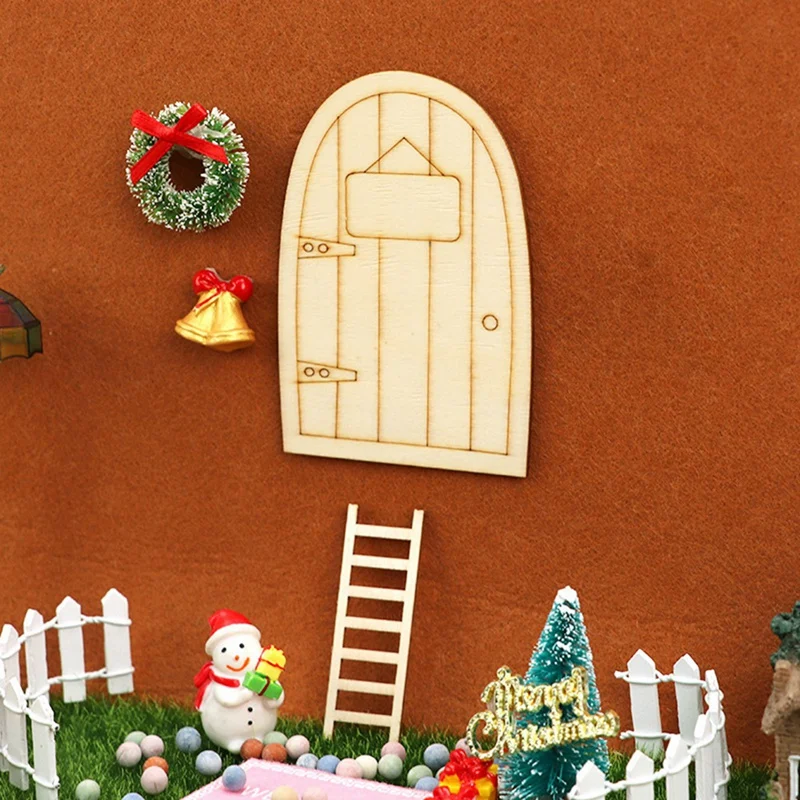 Dollhouse Christmas Decorations Kit Christmas Decoration Doll Fine Craftsmanship Pine Material