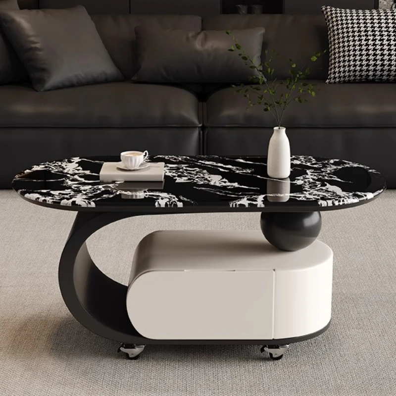 

Luxury Modern Designer Coffee Table Living Room Aesthetic Unique Home Coffee Table Space Saving Mesa Centro Salon Furnitures