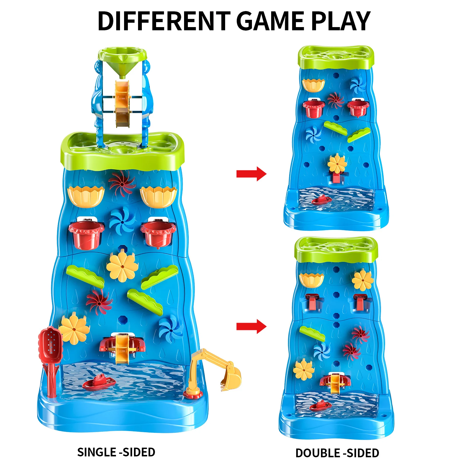 Kids Sand Water Table Children's Beach Toys Outdoor Garden Bunker Set Summer Beach Children DIY Parent-child Interactive Toy