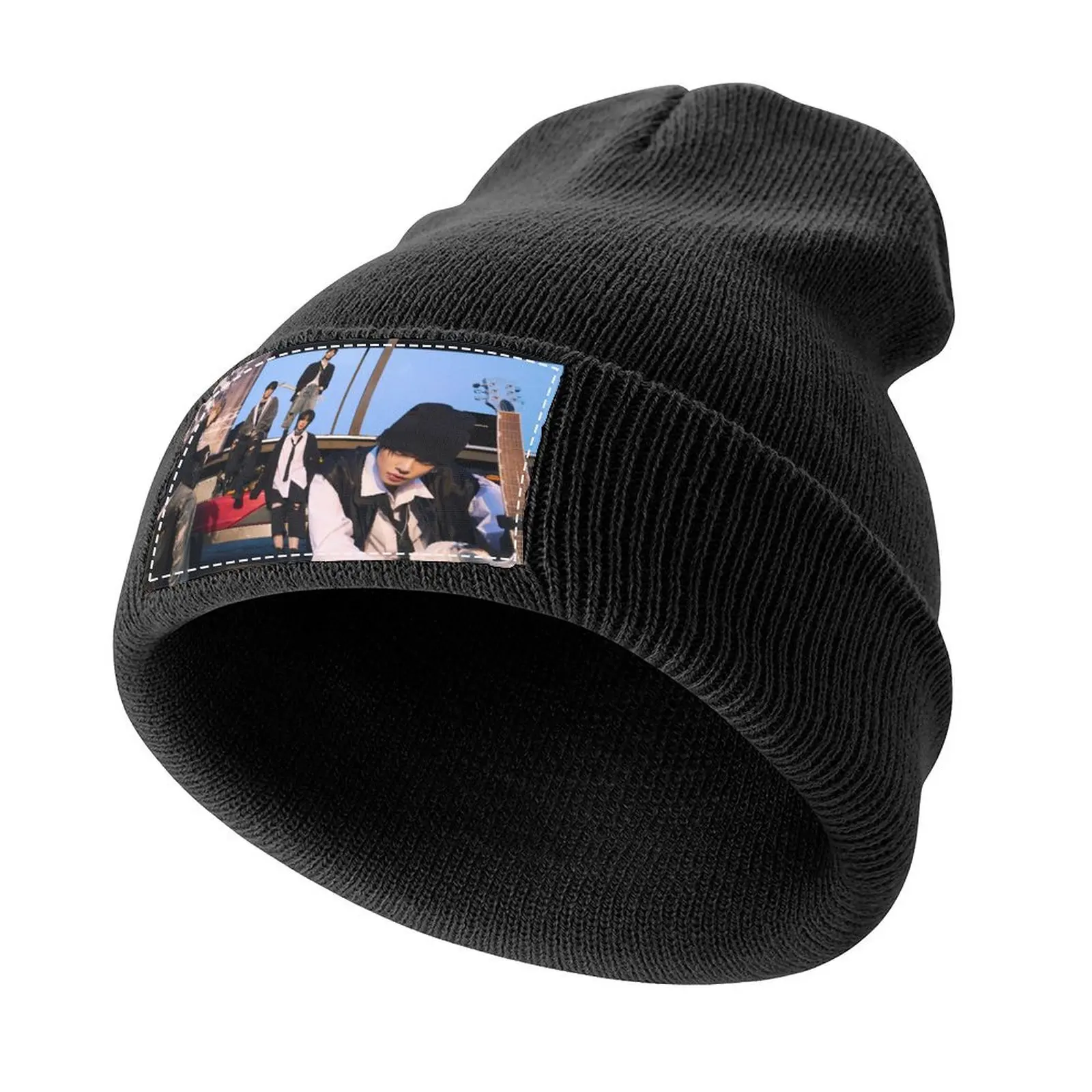 TXT MINISODA 3 - TOMORROW (PROMISE ) Knitted Cap Christmas Hat Trucker Cap Luxury Brand For Men Women's