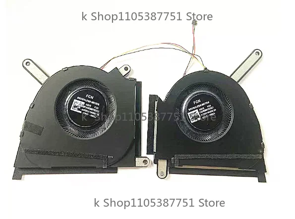 New For Asus TUF Dash F15 FX517ZM FX517ZR Laptop CPU & GPU Cooling Fan   DC12V