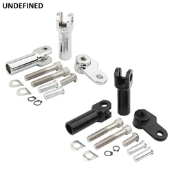 Motorcycle Passenger Rear Foot Peg Mount Clevis Kit For Harley Softail Slim FLS FLSS 2012-2017 Cross Bones FLSTSB 2008-2011