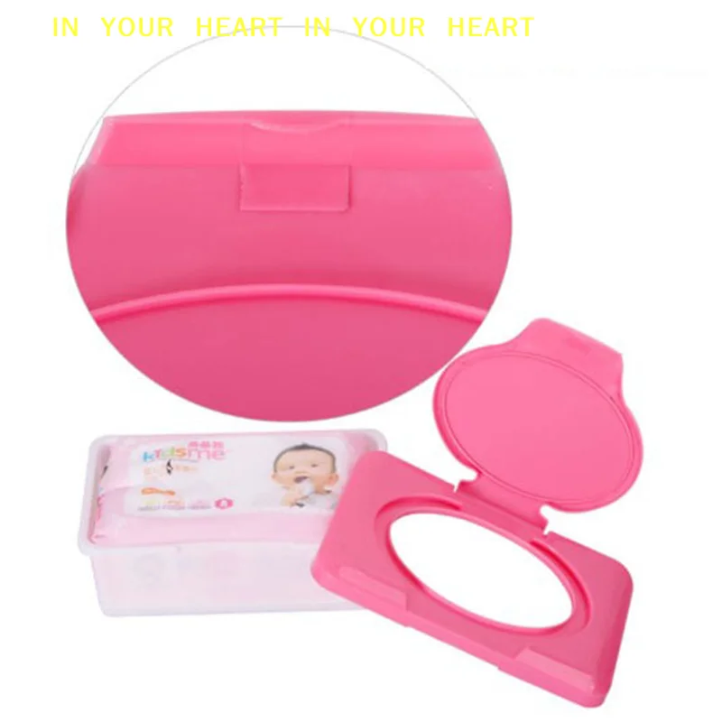 【X】Wet Tissue Storage Box Plastic Case Home Office Wipes Holder with Buckle Lid Household Dust-proof Toilet Paper Holder view 5