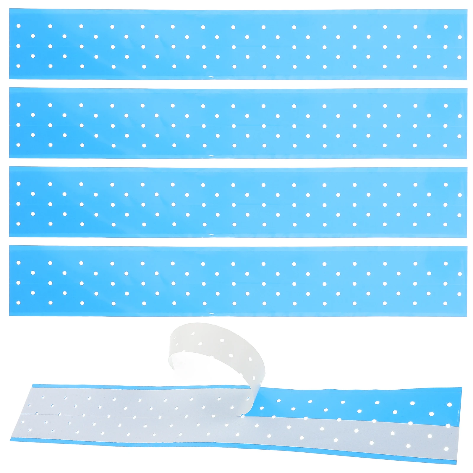 

5pcs Waterproof Tape Double Sided Adhesive Strips for Lace Wigs Toupee Hairpiece Extension Sweatproof Invisible No Residue