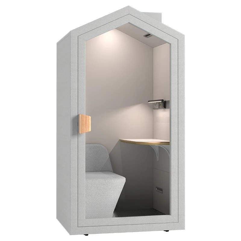 Learning compartment silent cabin, mobile soundproof room for home use