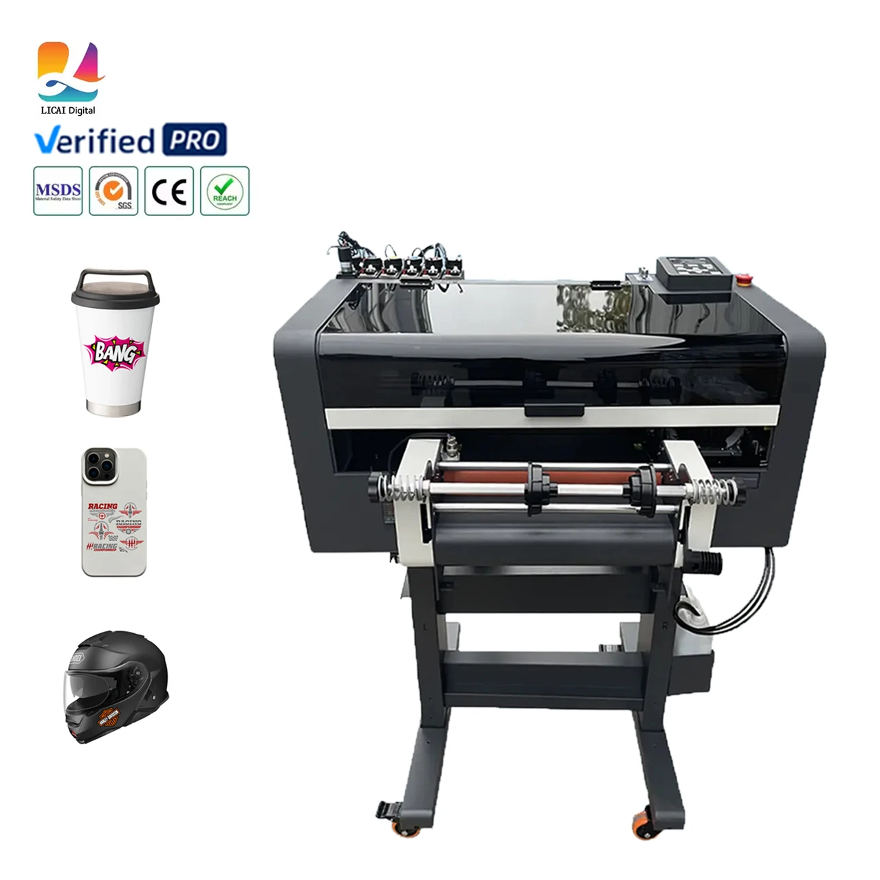 Stampante UV DTF di alta qualità tutto in una stampante per etichette roll sticker printer roll to roll uv dtf printer