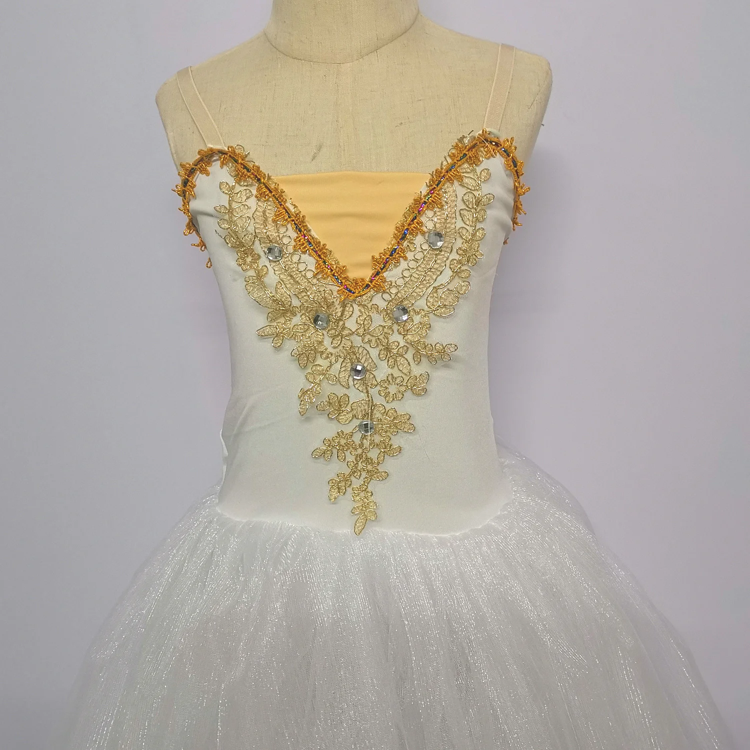 Ballet Dance Dress Long Skirt Modern Dance Wear Sling Girls Professional Performance Costumes