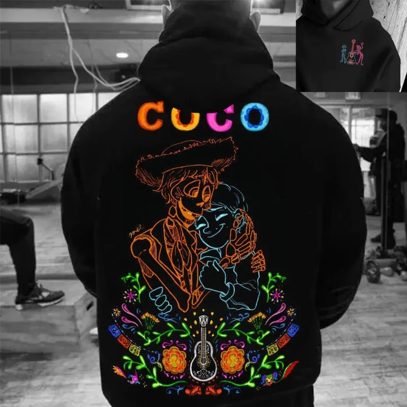 

Halloween Autumn Winter Couple’s Hoodies Cotton Oversized Hooded Coco Merch Designer Harajuku Y2K Clothing Pullover Sweatshirt