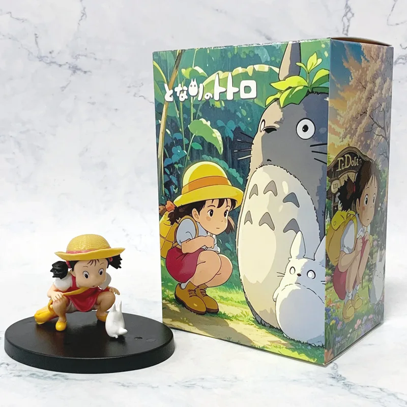 1-12 stücke Anime Miyazaki Hayao Serie Totoro Figur Mini Statue Niedlichen Spielzeug Zimmer Ornamente Pvc Figuren Spielzeug Kind geschenke Sammlerstücke – Detail 7