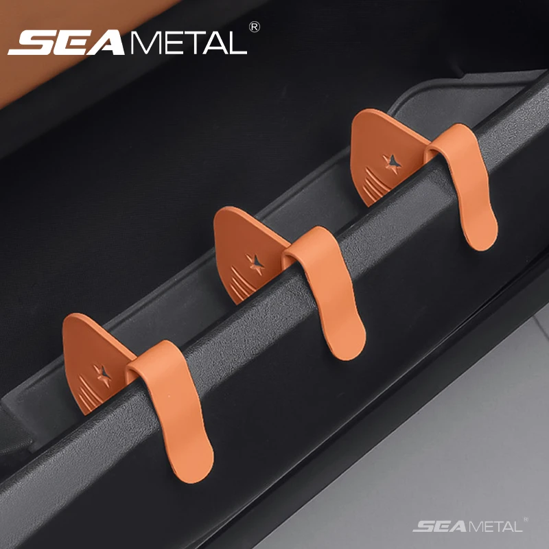 SEAMETAL 3 Peças Divisórias Ajustáveis para Porta de Carro, Organizador de Compartimento para Carro, Acessórios de Divisão de Espaço