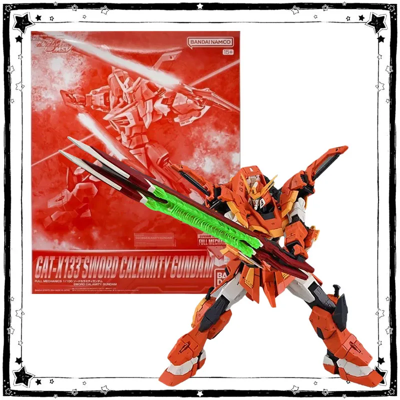 

In Stock Bandai Gundam Model Kit FM 1/100 GAT-X133 Sword Calamity Anime Action Figure Collection Assembly Model Boy Toys Gifts
