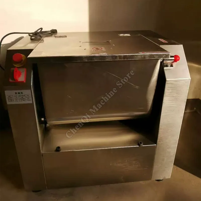 خلاط العجين الكهربائي آلة تقليب المعكرونة 15 كجم خلاط طعام أوتوماتيكي تجاري صنع الخبز الدقيق حامل العجن عن طريق البحر