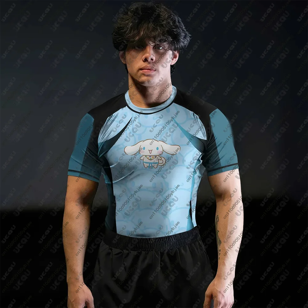 الرجال أطفال بنات أعلى C-سينامورول البرازيلي جيو جيتسو رياضة اللياقة البدنية تي شيرت هدية الاطفال طفح الحرس عيد الميلاد الذكور عارضة الرياضة المحملة