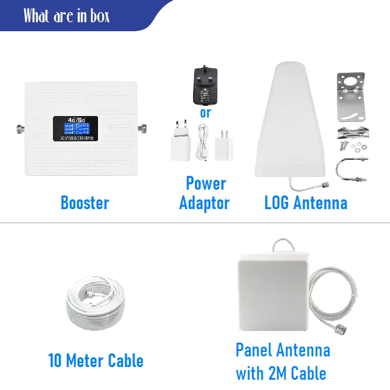 KSA No tax 100% Refund Customs Guarantee 900 1800 2100 5G 4G 3G 2G LTE 3-Band Amplifier Booster Repeater for Mobily STC Zain