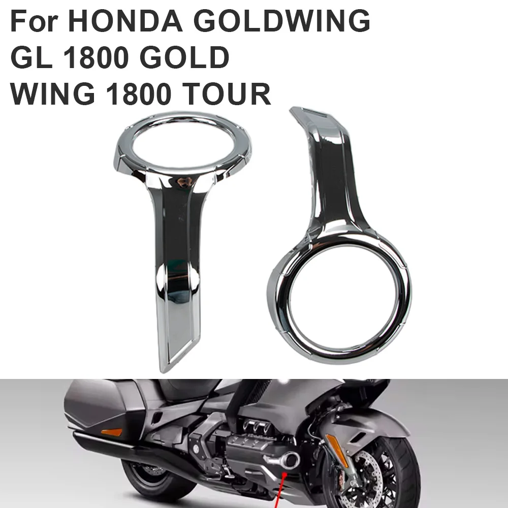 

New Motorcycle Fog Light Trim Rings Chrome For Honda Gold Wing Goldwing GL1800BD GL1800B Tour GL1800 2018-2021 ABS Plastic Parts