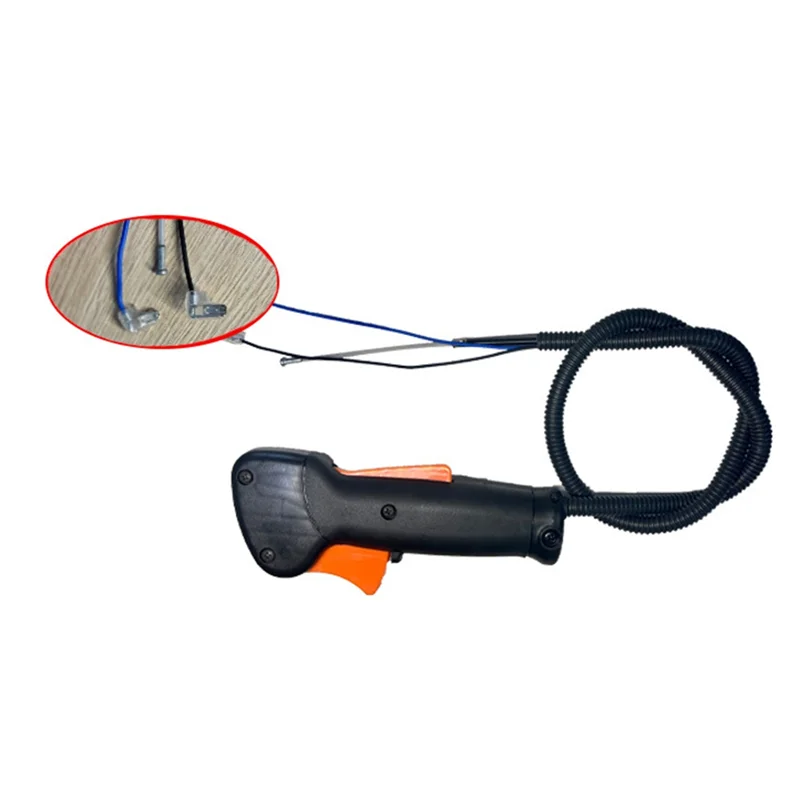 Stihl FS90 FS100 FS130 브러시 커터용 스로틀 제어 트리거 케이블 핸들 스위치 핏 어셈블리