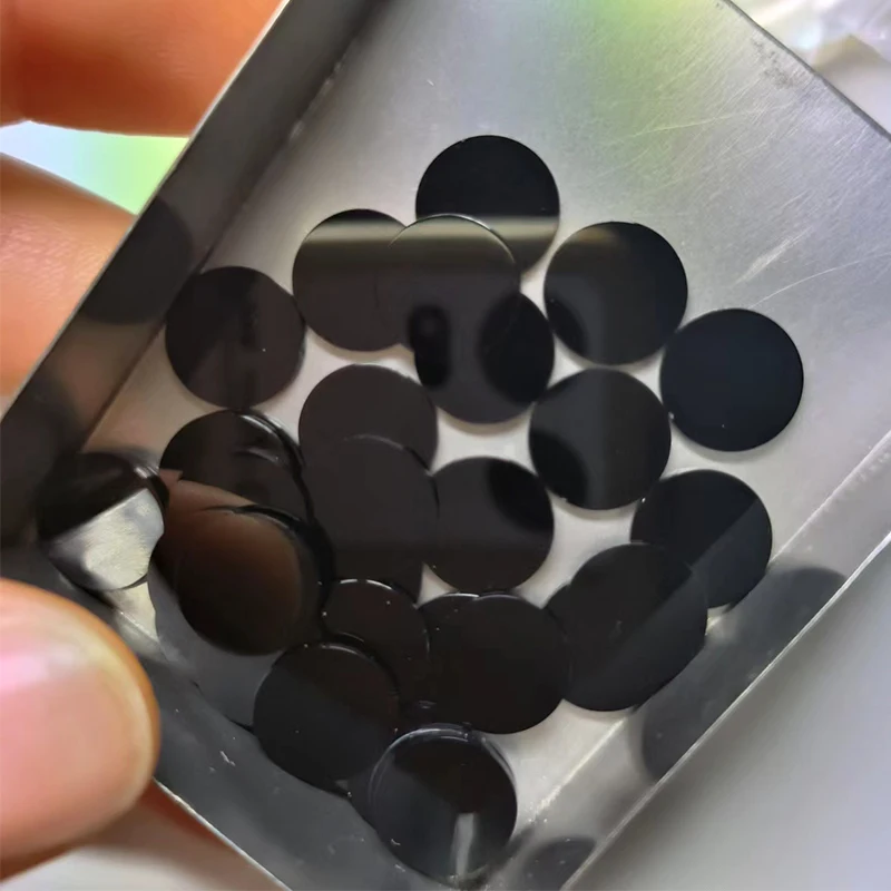 100PCS Natural Black Agate Gemstone Onyx Plates For jewelry Accessories