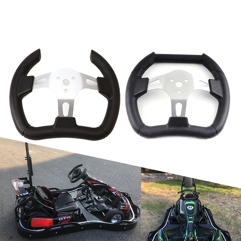 

11" Racing Polyurethane Steering Wheel for Kart Drift Tricycles Karting Vehicles Yerf Dog Quad Bikes Electric Off-Road Vehicles