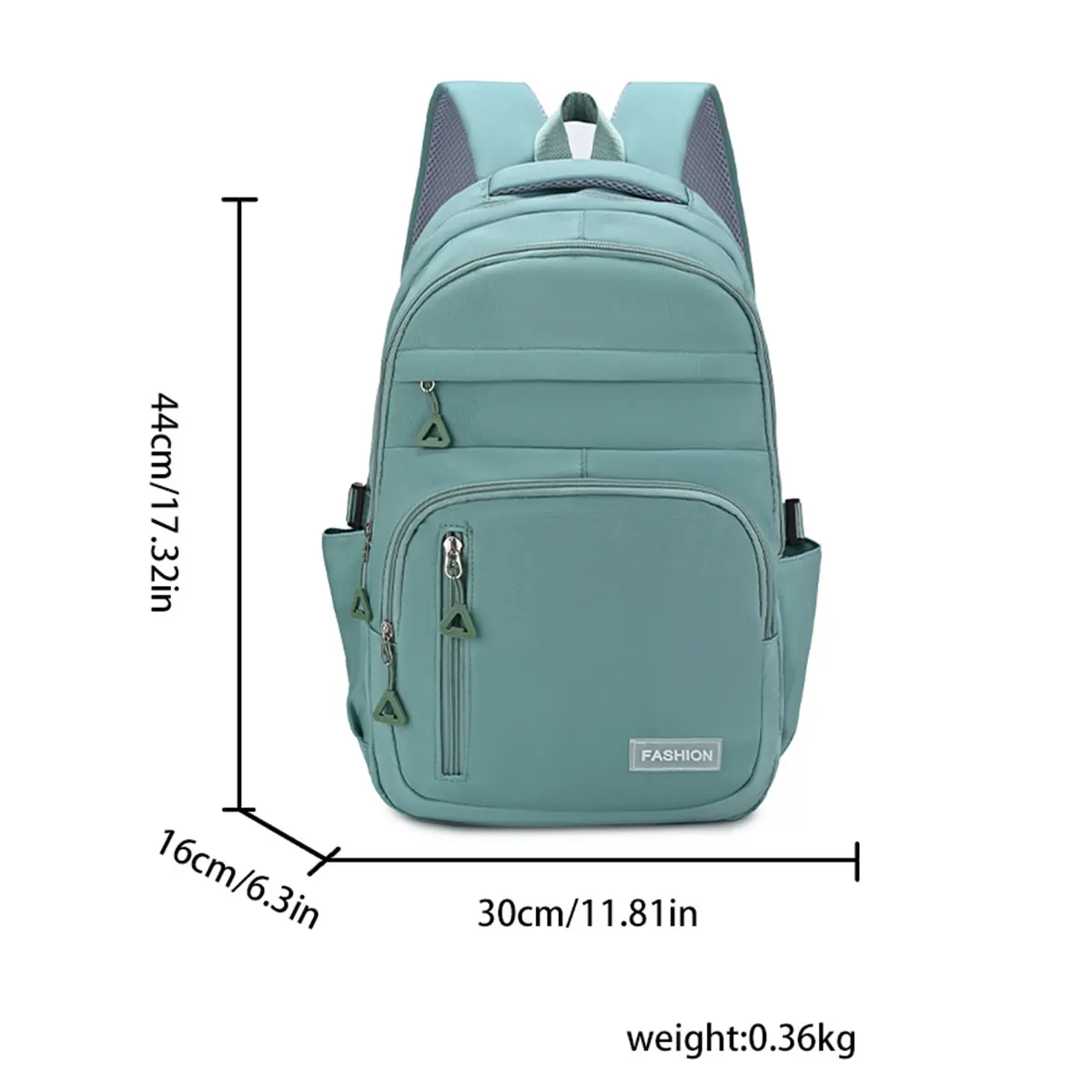 Macaron Solid Color Lightweight Backpack Student High-capacity Reduce Burden Computer School Bags Campus Commuting Backpack