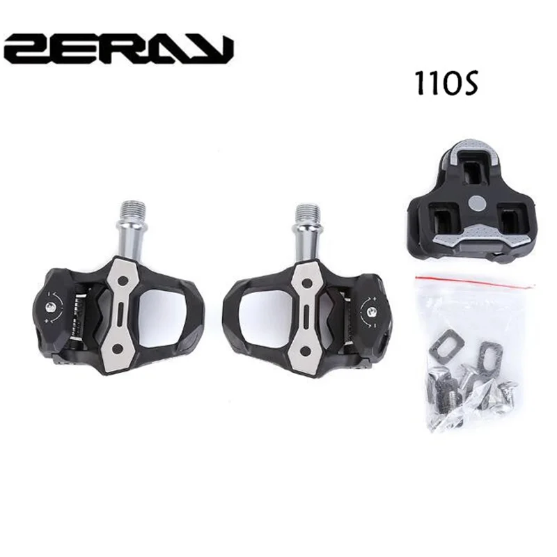 ZERAY ZP-110s Carbon Road Bike Self-locking Pedals Bicycle Cycling Black Pedal 110s Original