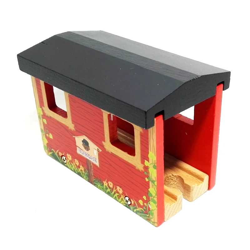 p005 Track Game Scene Wooden Rail Tunnel Is Compatible With The Train Tracks Suitable For Wood And Electric Car