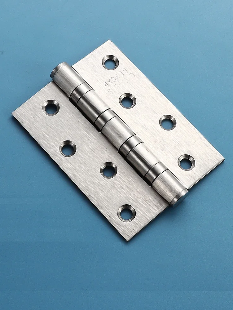 

Stainless Steel Hinge Folding Hardware Door Latch Wooden Door Bearing Hinge Flat Opening Room Door Hinge