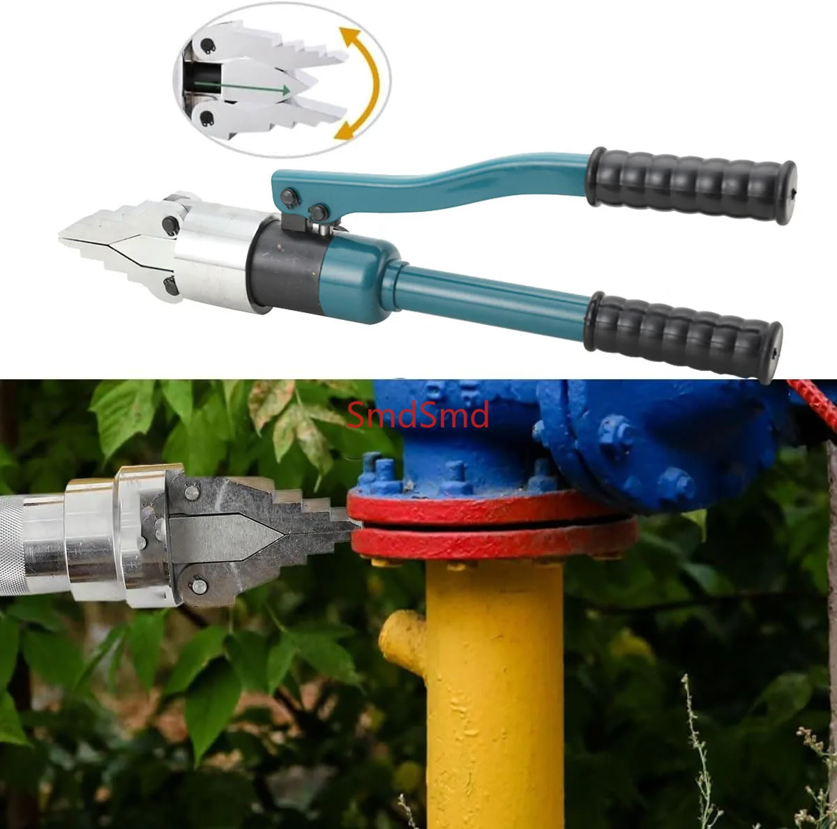 Hydraulic Flange Spreader 8T Hydraulic Expansion Machine Portable Spreader Dividing Tool, Manual Flange Splitter